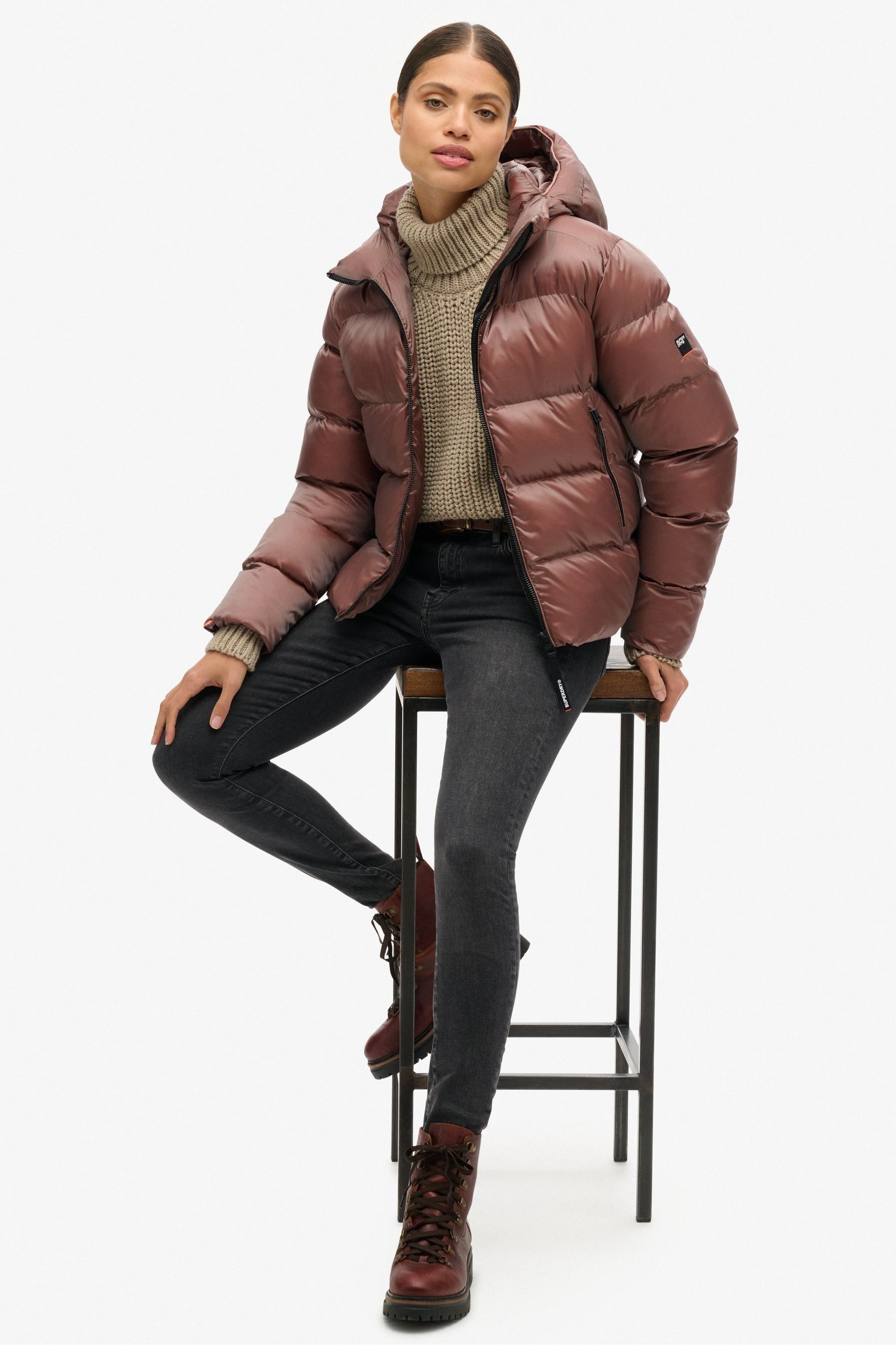 Superdry maroon jacket new arrivals
