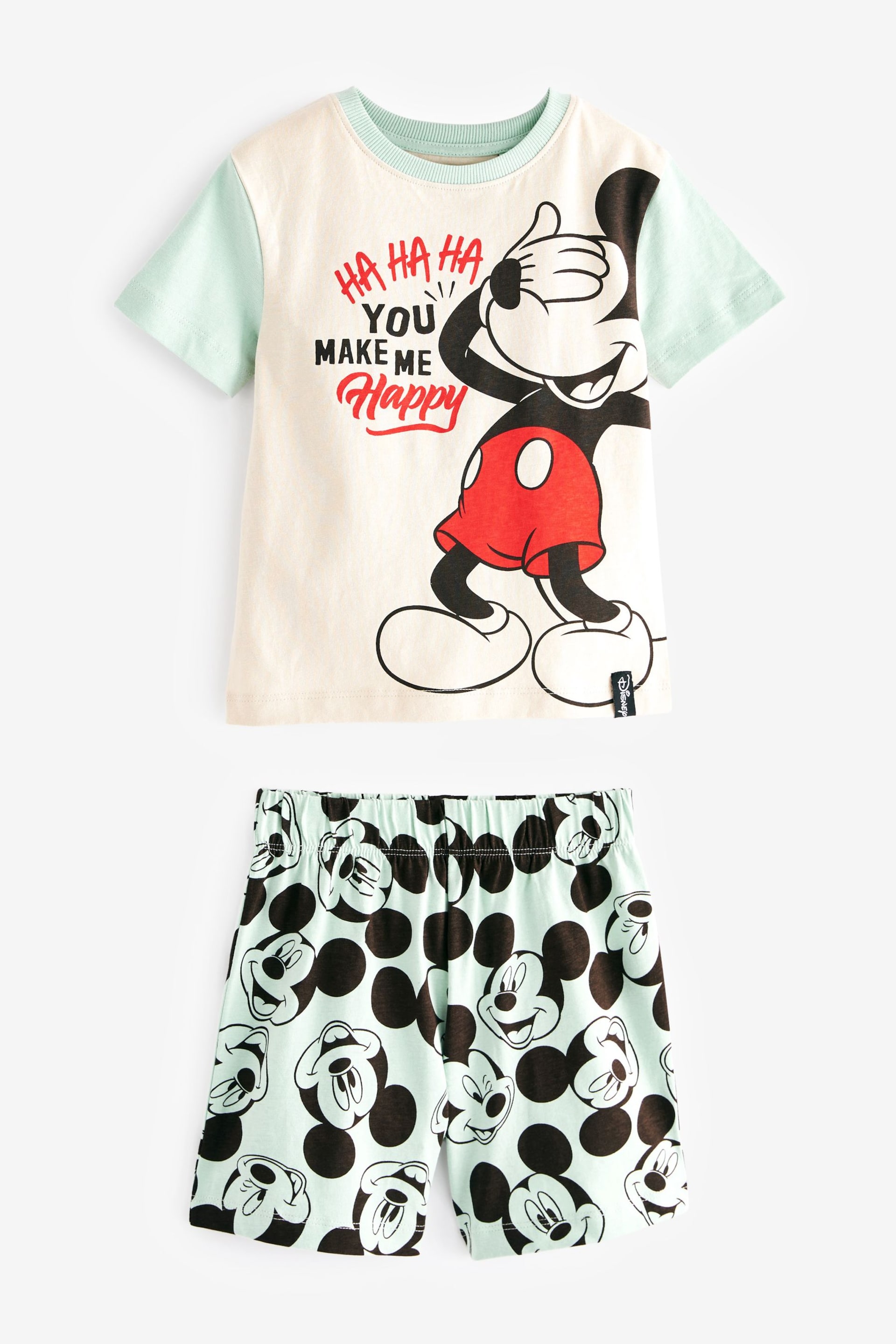 Mickey Multi Short Pyjamas 2 Pack (9mths-9yrs) - Image 7 of 10