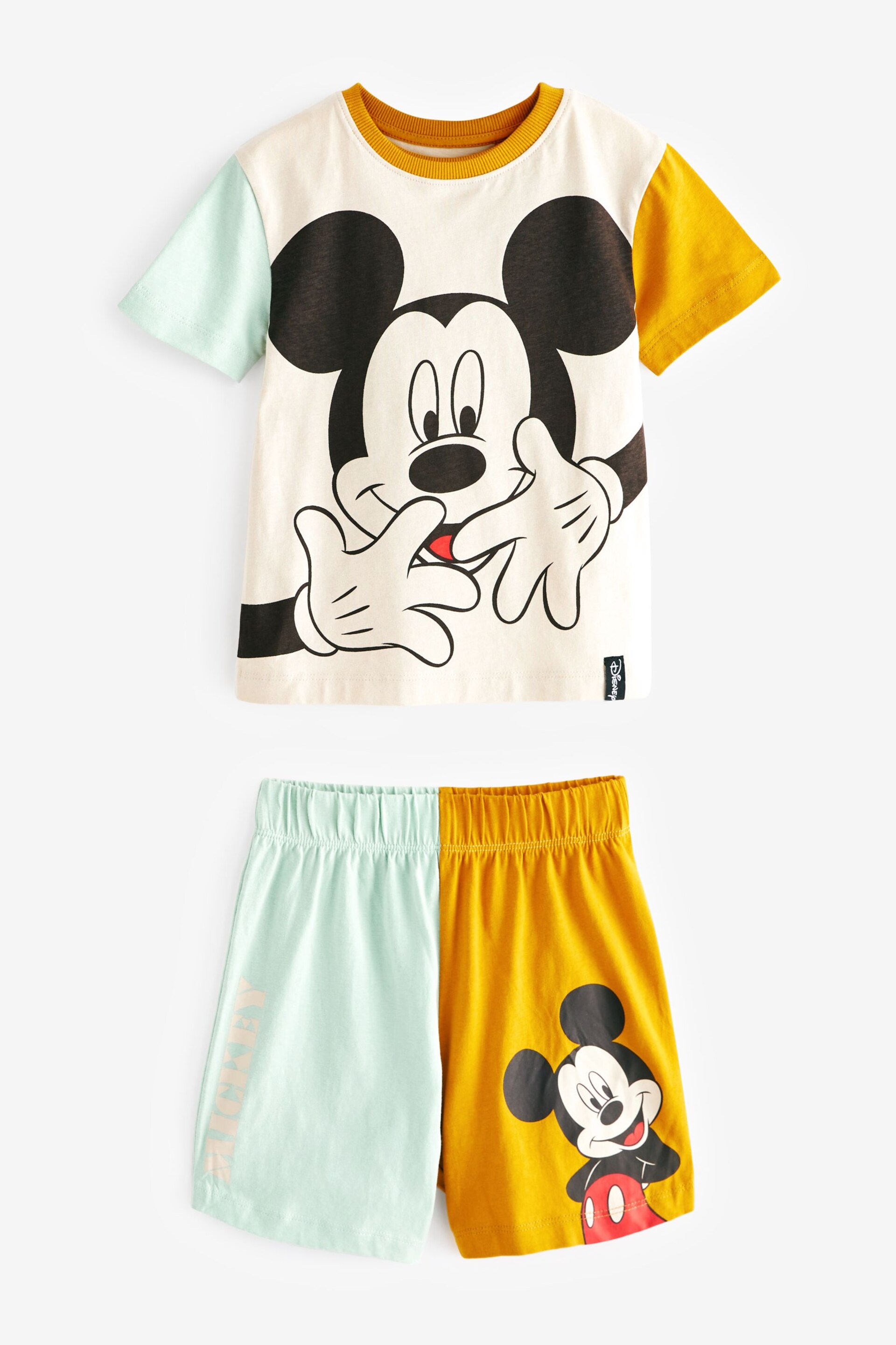 Mickey Multi Short Pyjamas 2 Pack (9mths-9yrs) - Image 8 of 10