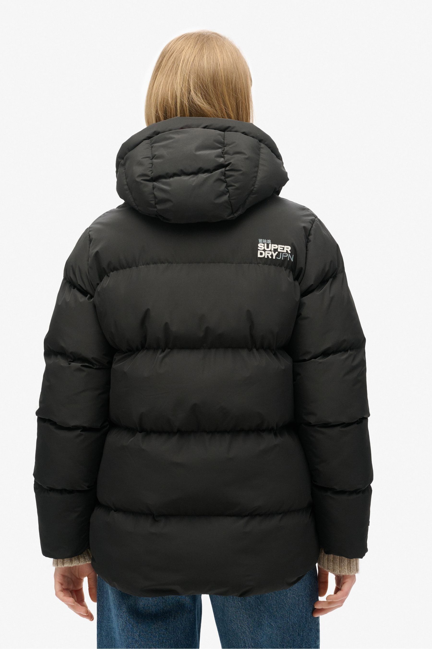 Superdry black jacket hotsell
