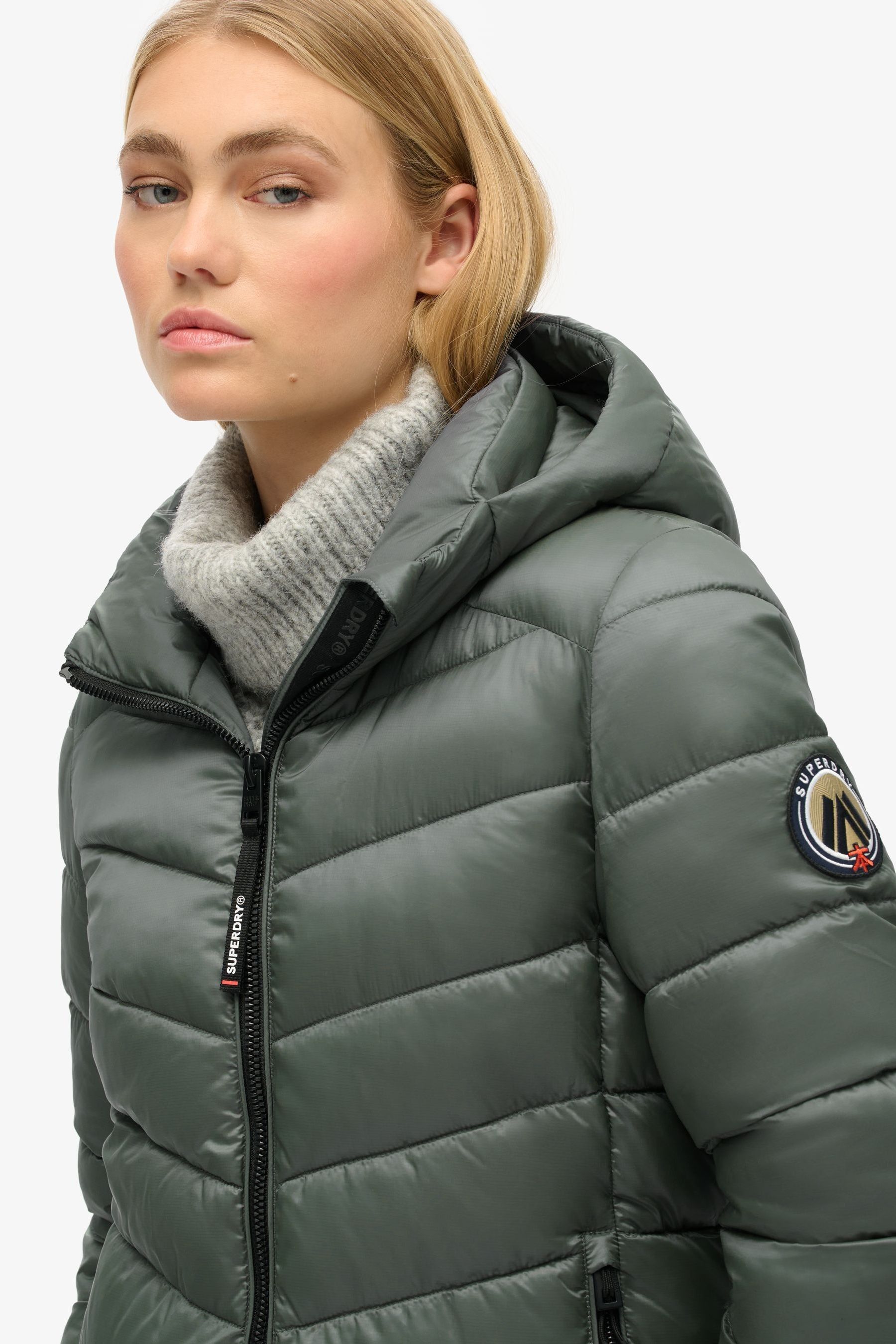 Superdry bubble coat womens on sale