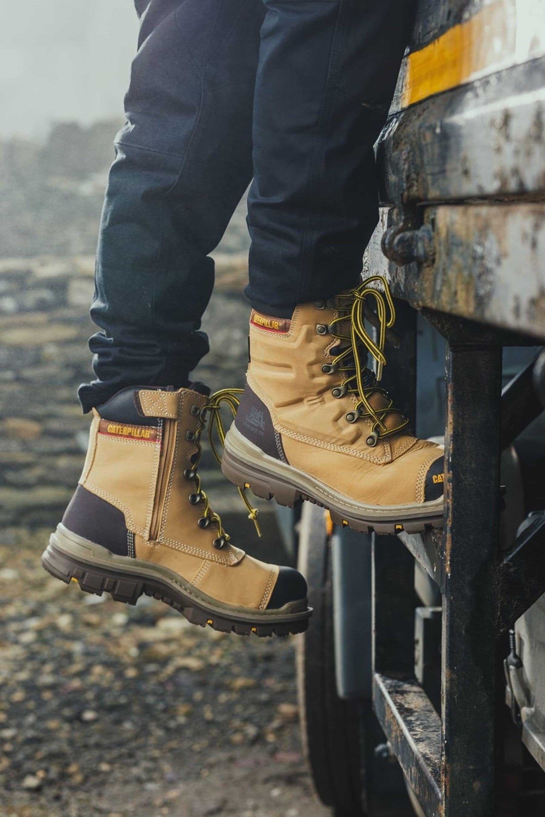Buy CAT Yellow Premier Boots from the Next UK online shop