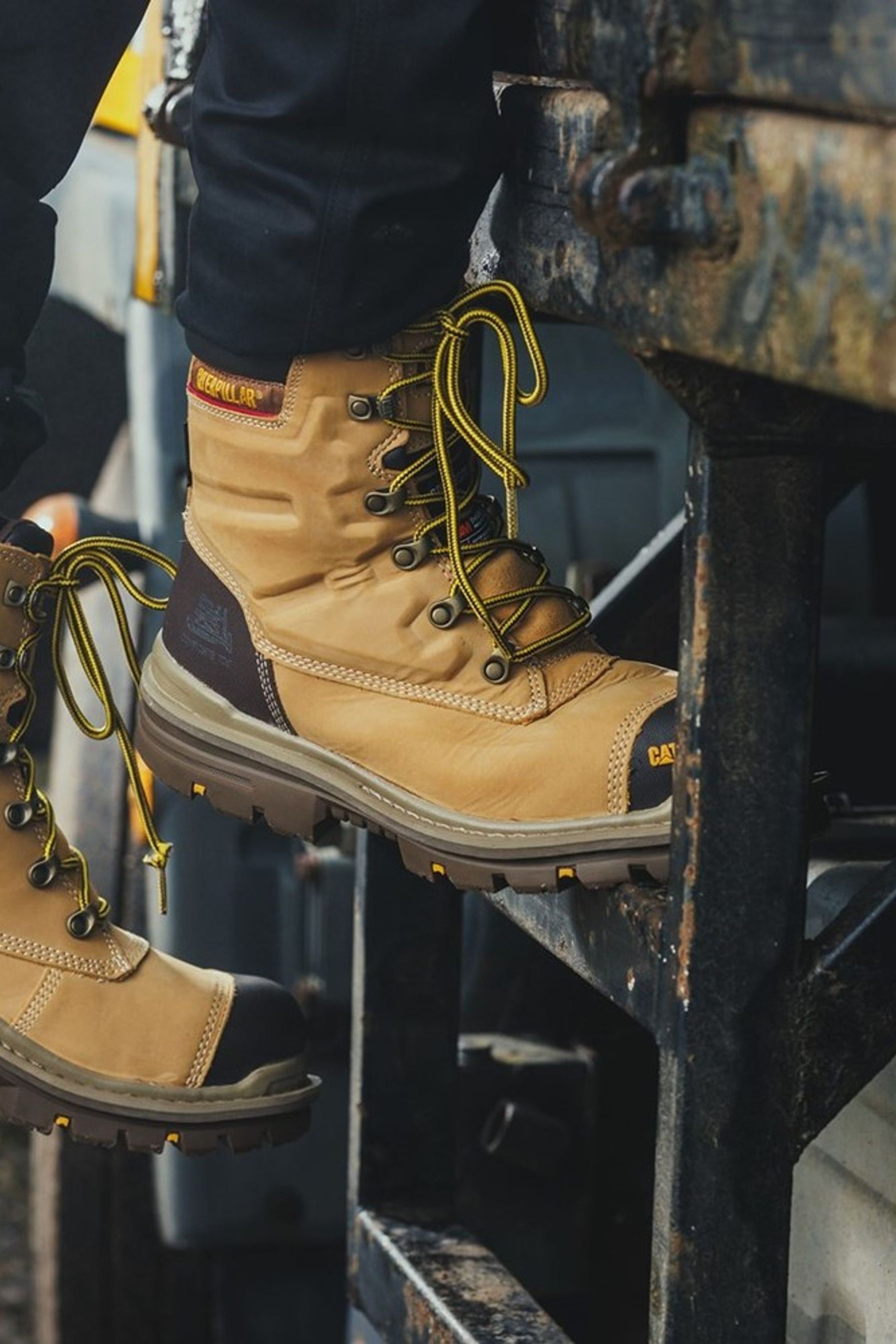 Buy Caterpillar Yellow Premier Boots from the Next UK online shop