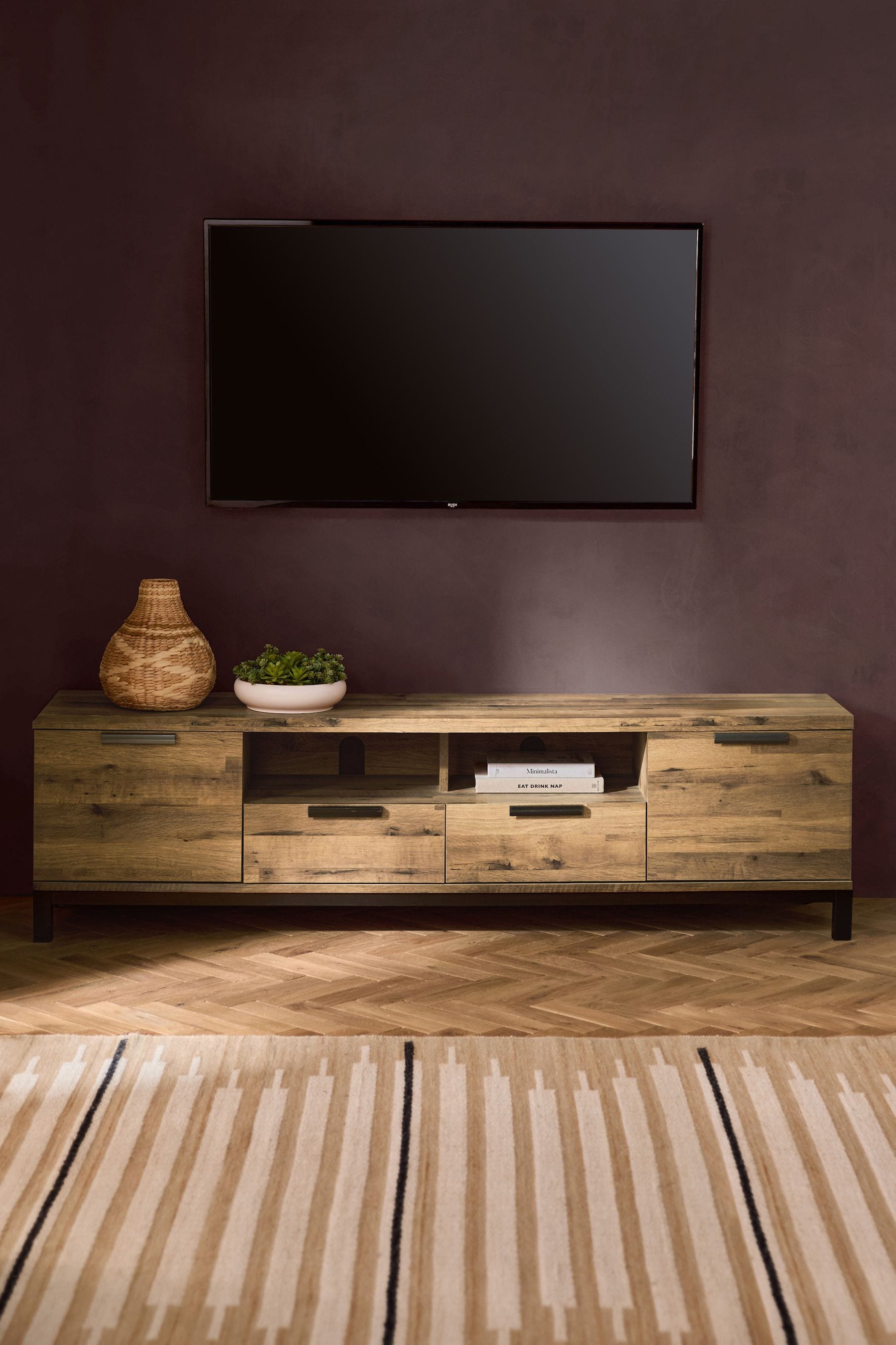 Next bronx top wide tv unit