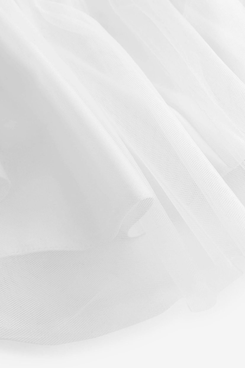 White Flower Girl Bow Dress (3mths-16yrs) - Image 9 of 9