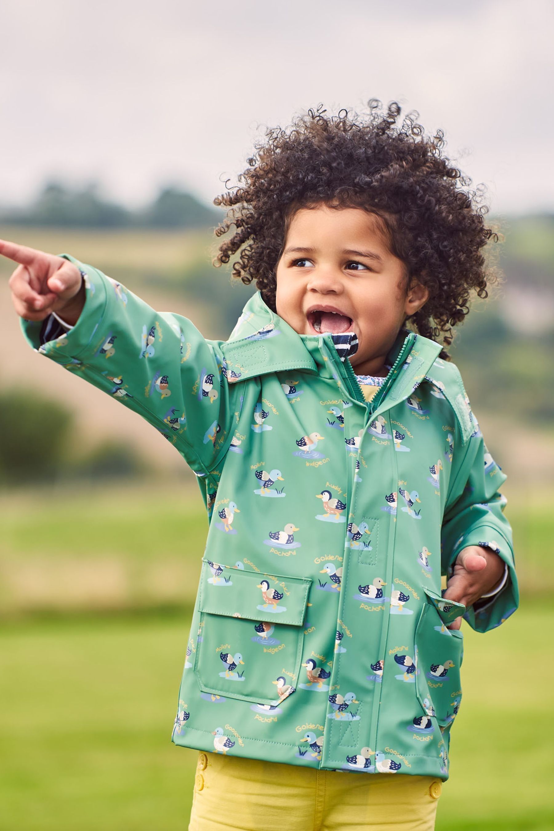 Buy JoJo Maman Bebe Duck Duck Printed Waterproof Jacket from Next Luxembourg