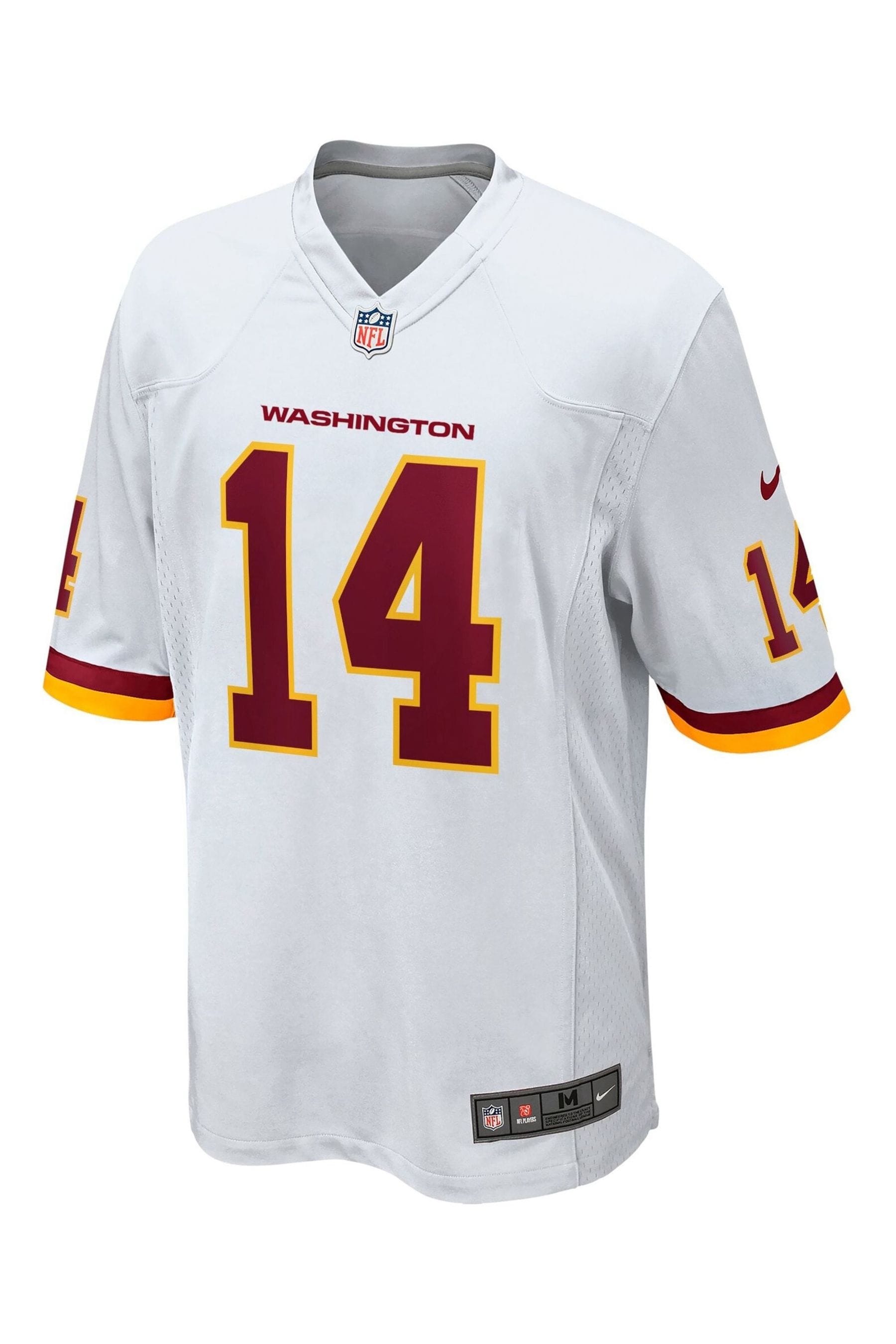 Nike White NFL Washington Football Team Road Game Jersey Ryan Fitzpatrick