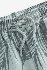 Blue Palm Jersey Shirt and Shorts Set (3-16yrs) - Image 3 of 3