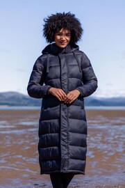 Tog 24 Black Cautley Long Padded Jacket - Image 1 of 10