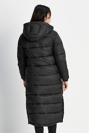 Tog 24 Black Cautley Long Padded Jacket - Image 3 of 10