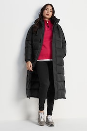 Tog 24 Black Cautley Long Padded Jacket - Image 5 of 10