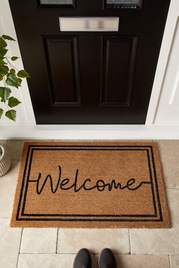 Natural Welcome Doormat
