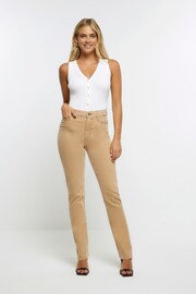 River Island Gold River Island Petite Gold Jeans - Image 3 of 4