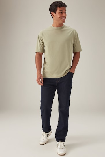 Green Sage Relaxed Essential Crew Neck T-Shirt