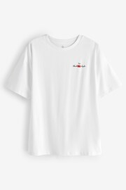 Converse White Chuck Taylor Cherry Infill T-Shirt - Image 4 of 4