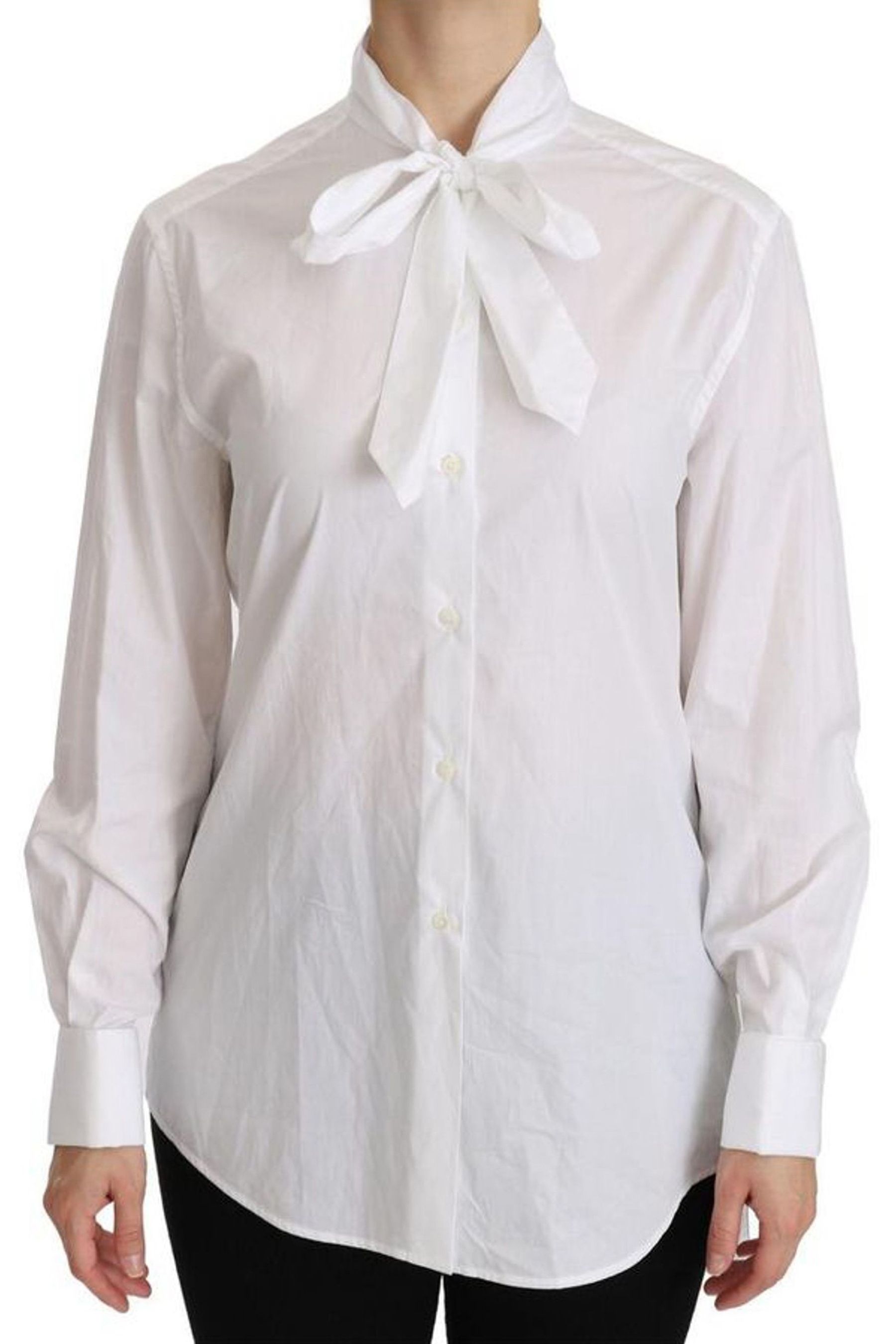 Turtle neck white shirt top