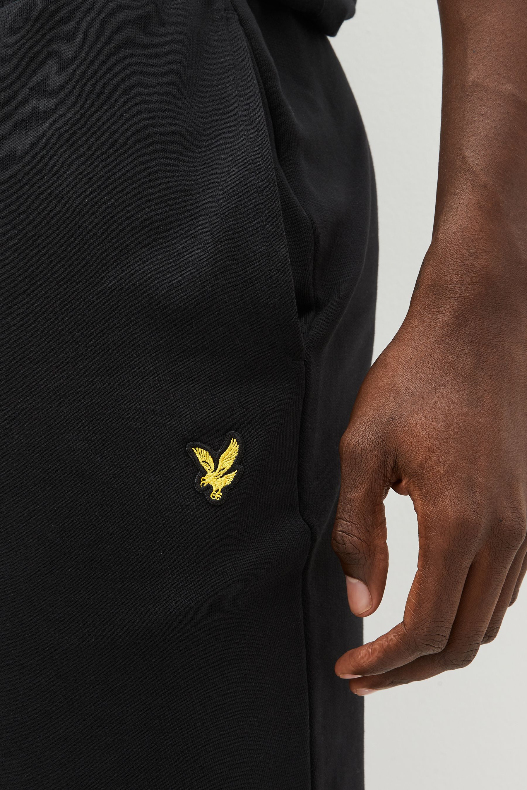 Buy Lyle Scott Black 100 Cotton Jersey Shorts from Next Canada