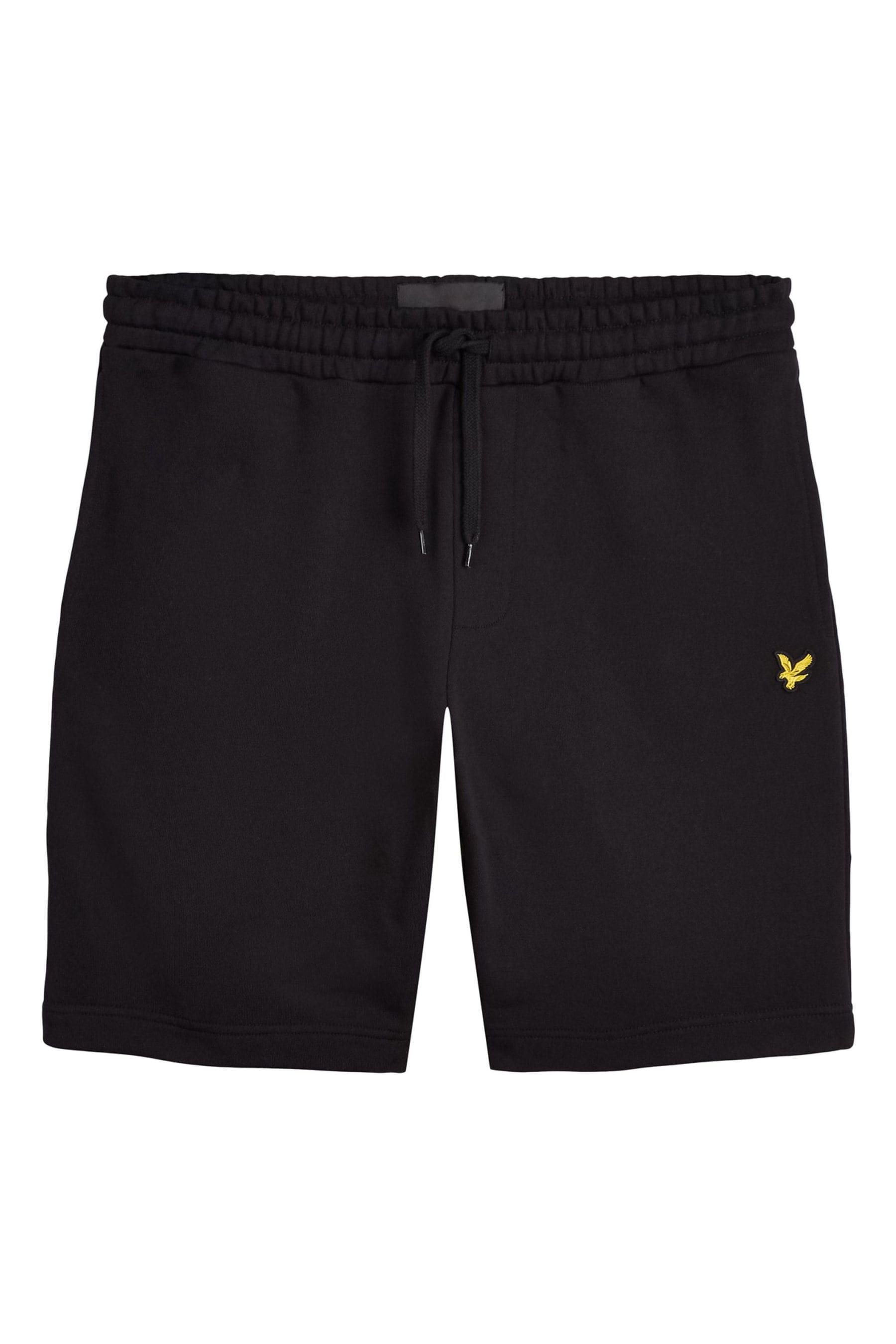 Lyle Scott Black 100 Cotton Jersey Shorts
