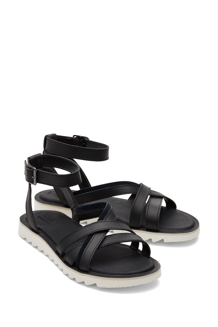 Toms Rory Leather Suede Sandals - Image 2 of 5