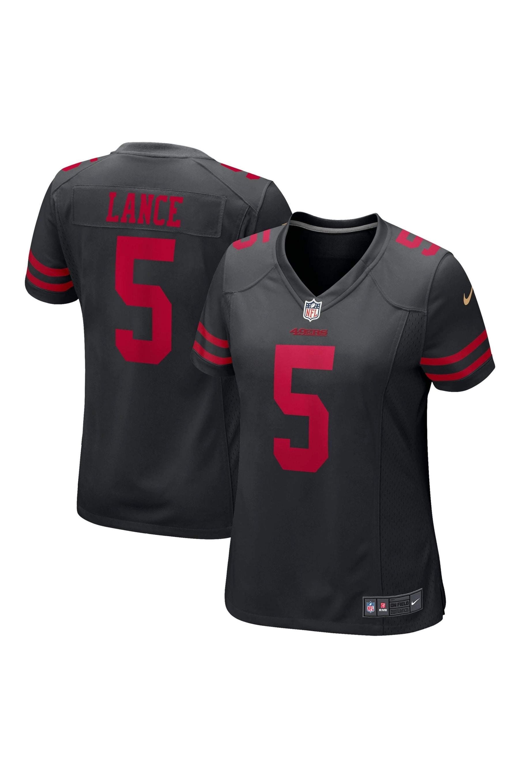 Black 49ers jersey nike deals