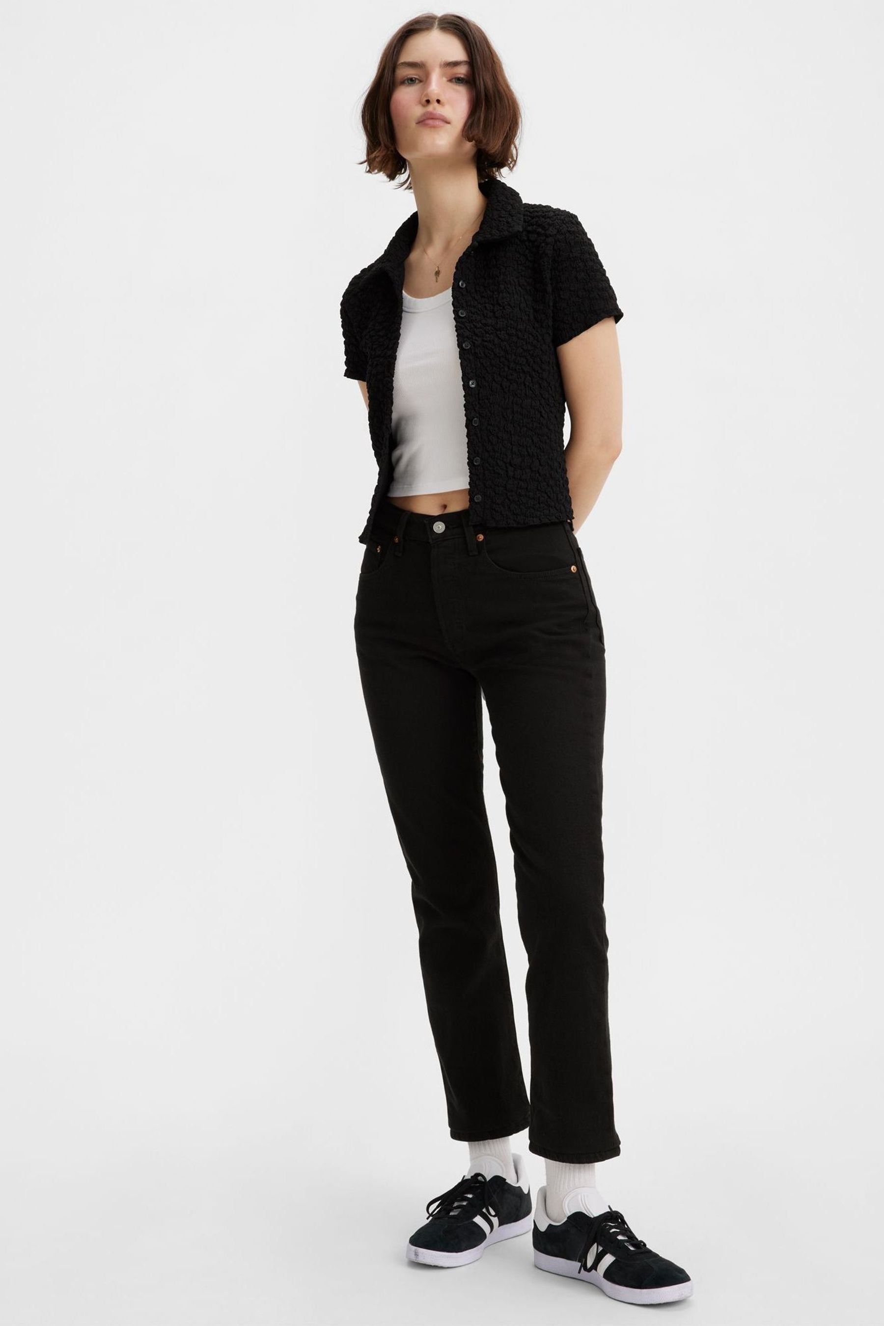 Levi's 501 skinny black heart sales