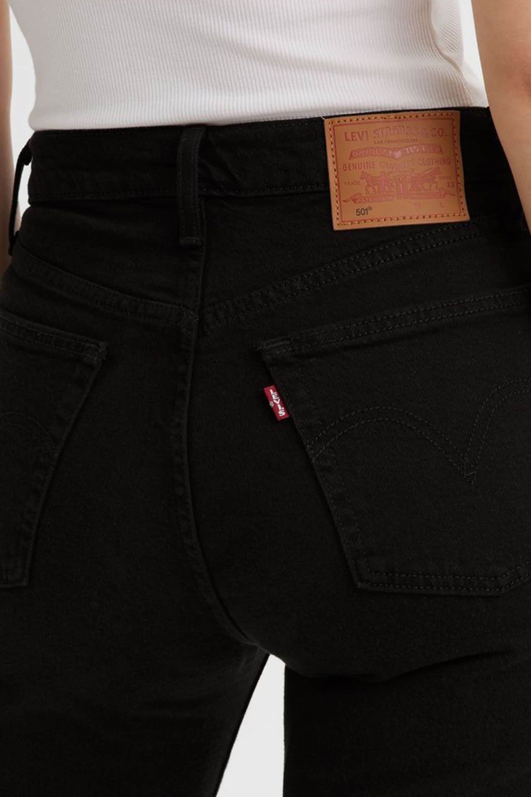 Levi's 501 skinny womens black deals