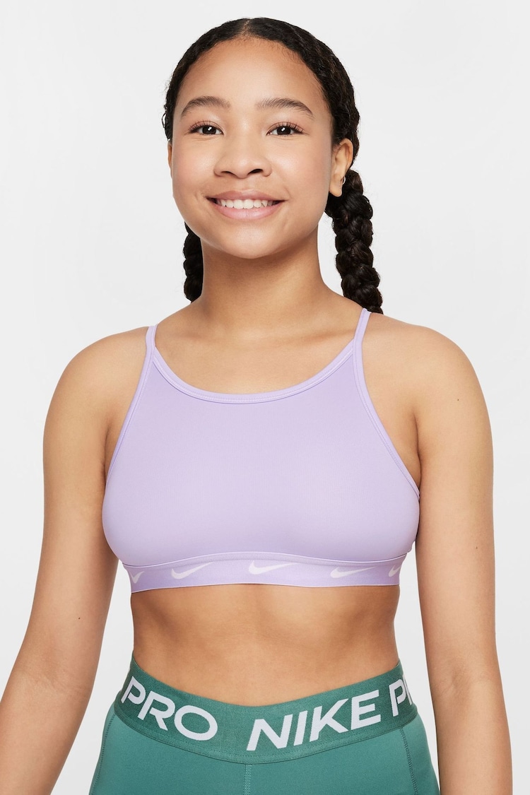 Nike Purple Lilac DriFIT One Sports Bra - Image 1 of 4