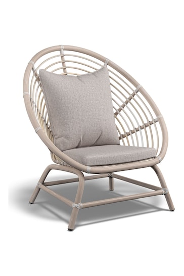 Laura Ashley Grey Garden Havana Casual Chair Set With Saunton Dove Grey Cushions