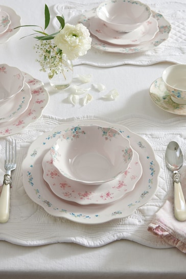 Shabby Chic by Rachel Ashwell® Multi Floral Scalloped Fine China 12 Piece Set