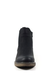 Lunar Roxie II Black Ankle Boots - Image 4 of 8