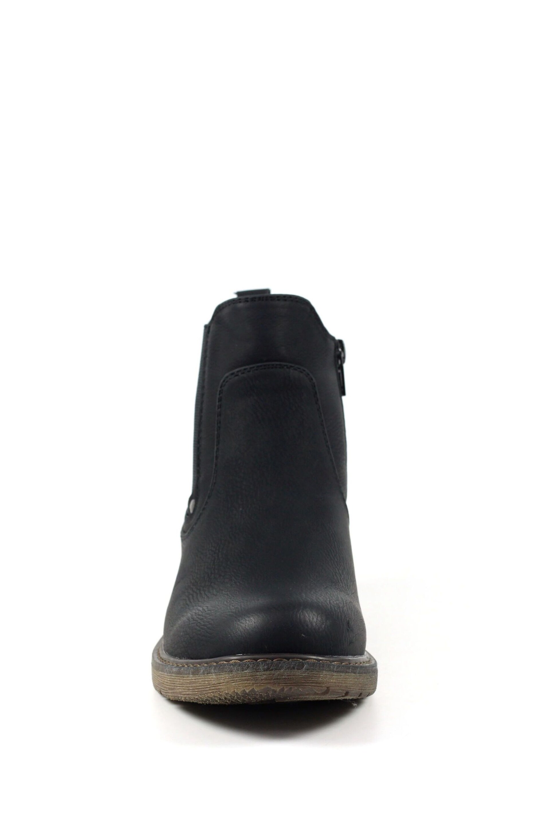 Lunar Roxie II Black Ankle Boots - Image 4 of 8