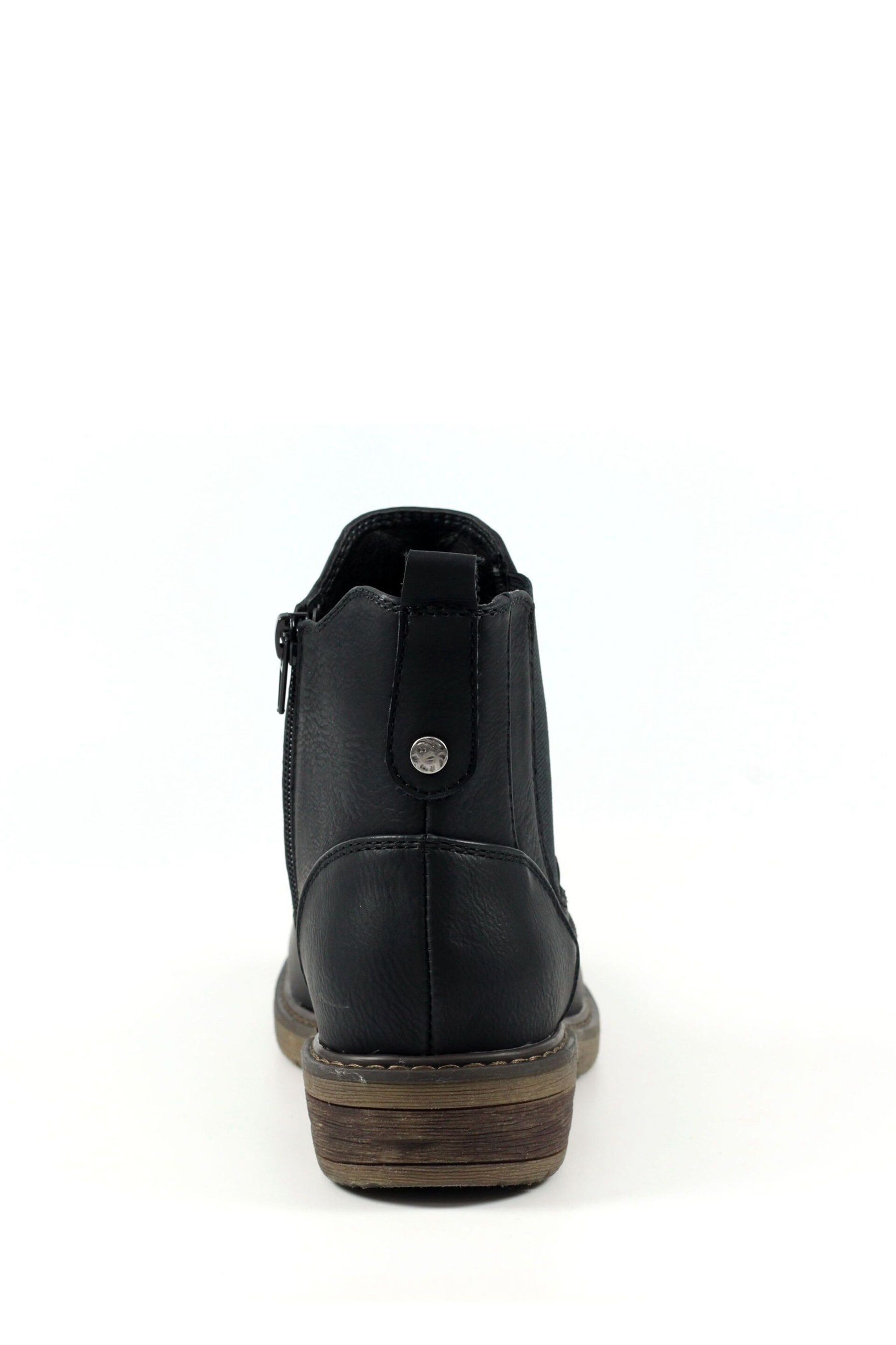 Lunar Roxie II Black Ankle Boots - Image 5 of 8