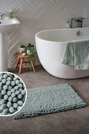 Sage Green Super Plush Bath Bobble Mat - Image 1 of 4