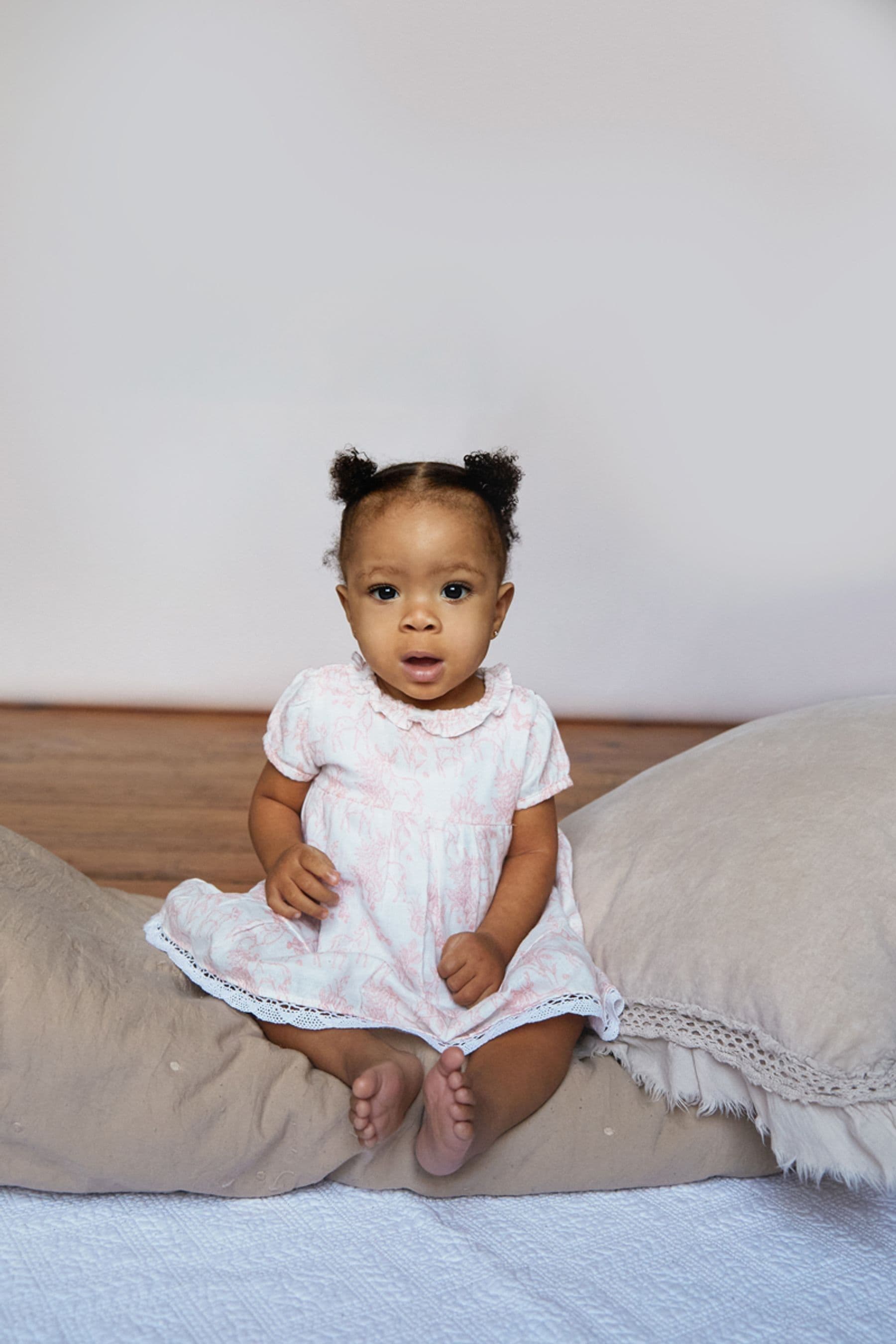 Buy The Little Tailor Baby Pink Dress Bloomer Set from the Next