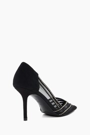 Dune London Black Access Diamanté Mesh Panelle Courts - Image 4 of 4