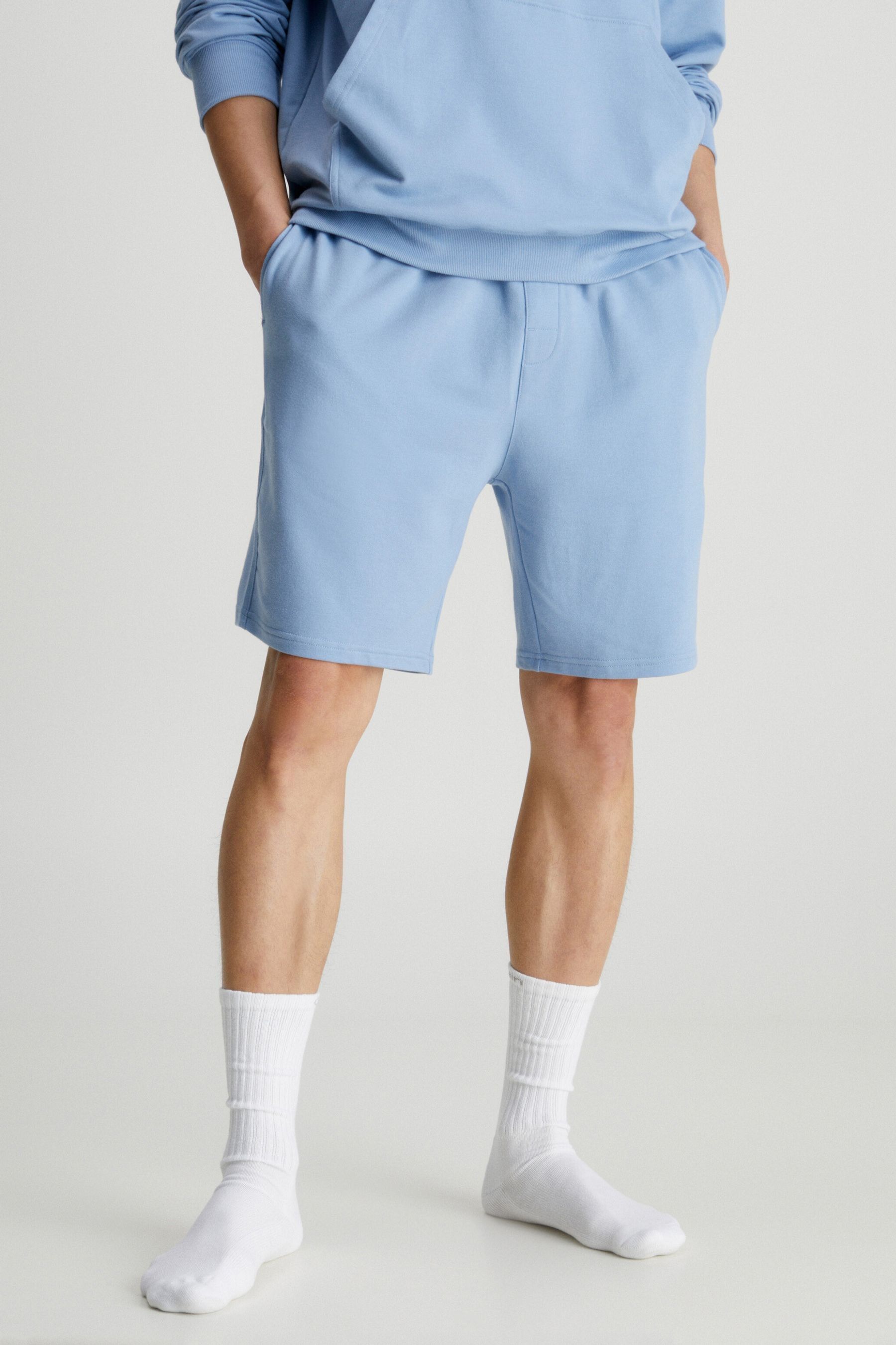 Buy Calvin Klein Blue Modern Cotton Lounge Sleep Shorts from Next Ireland