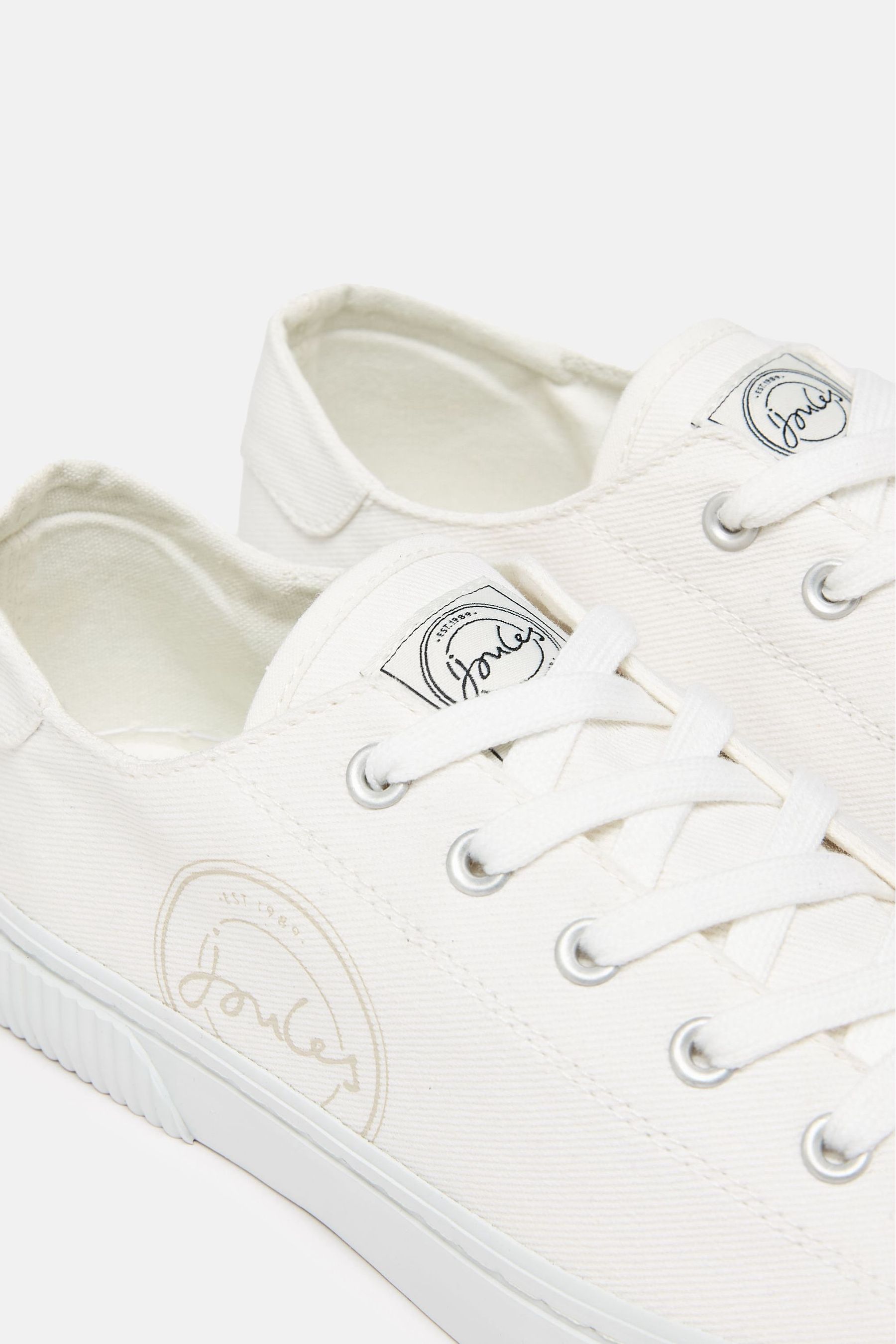 Joules canvas pumps shop