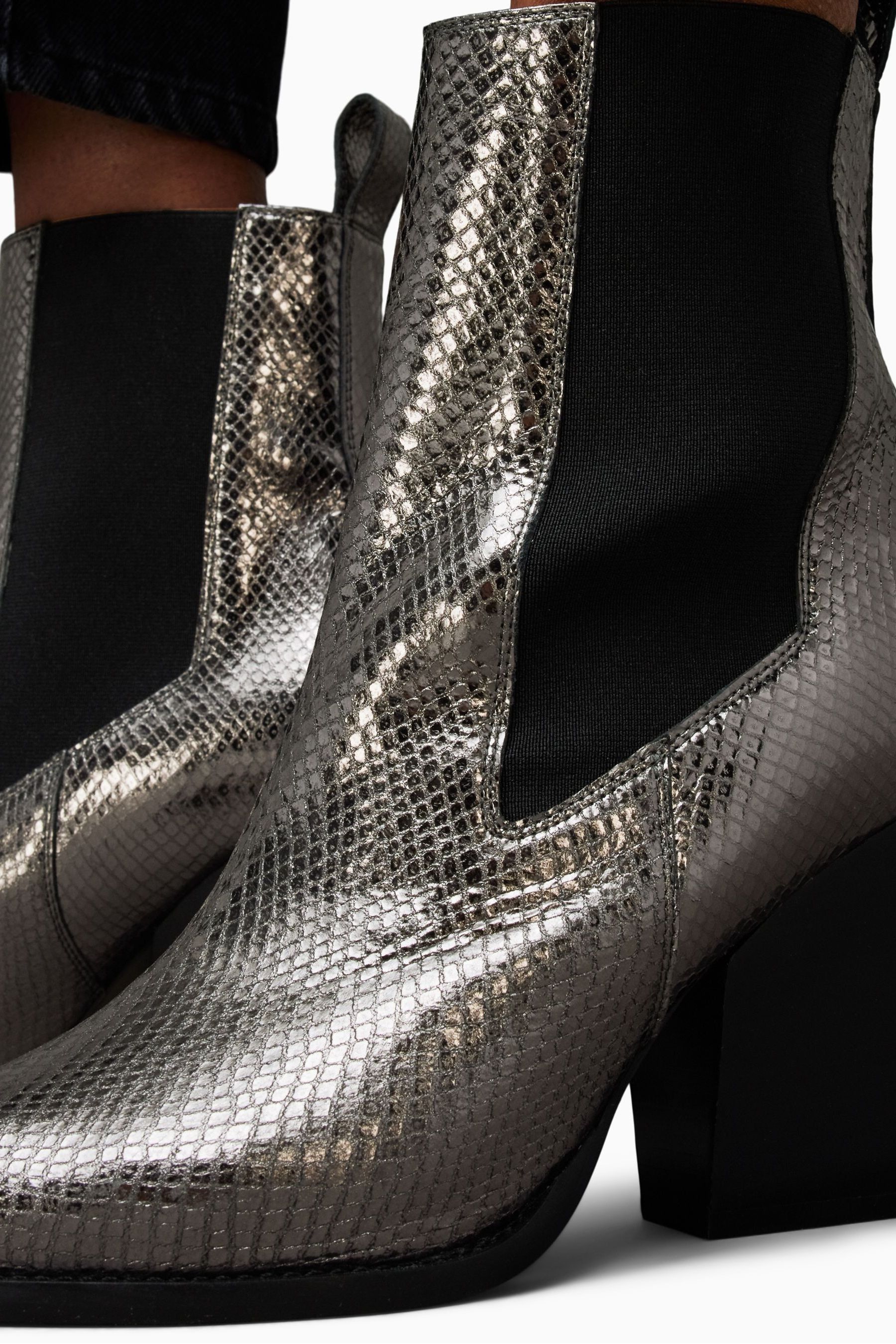 Buy AllSaints Ria Snake Effect Boots from the Next UK online shop