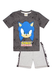 Vanilla Underground Grey Boys Sonic Licensing Short Gaming Pyjamas - Image 1 of 3