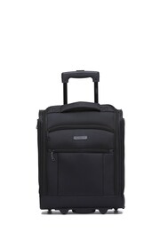 Flight Knight 45x36x20cm EasyJet Underseat Soft Case Cabin Carry On Suitcase Hand Black Luggage - Image 1 of 7