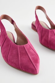 Pink Forever Comfort® Leather Panelled Slingback Shoes - Image 7 of 8