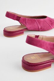 Pink Forever Comfort® Leather Panelled Slingback Shoes - Image 8 of 8