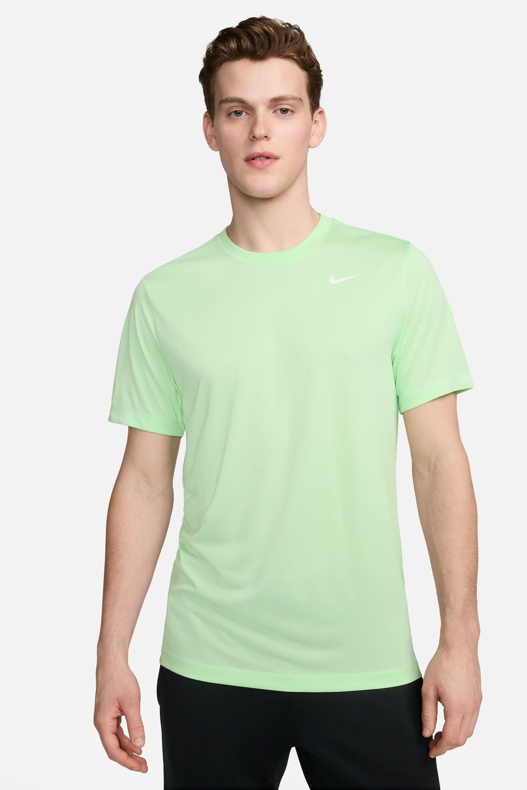 Nike light green shirt sales