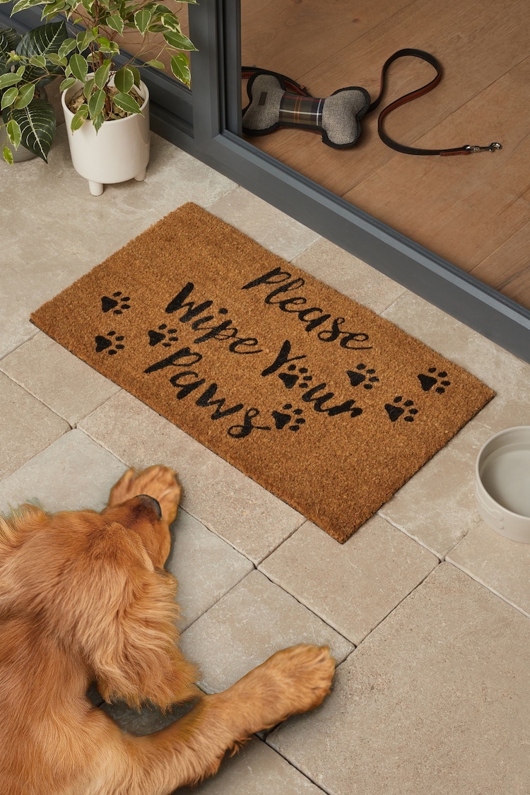 Natural Wipe Your Paws Doormat - Image 1 of 5