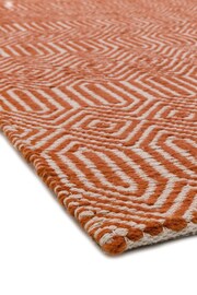 Asiatic Rugs Orange Sloan Geo Rug - Image 2 of 5