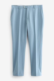 Light Blue Skinny Fit Motionflex Stretch Suit: Trousers - Image 5 of 8