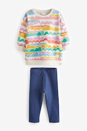 Rainbow Relaxed Fit Sweater And Leggings Set (3mths-7yrs) - Image 5 of 7