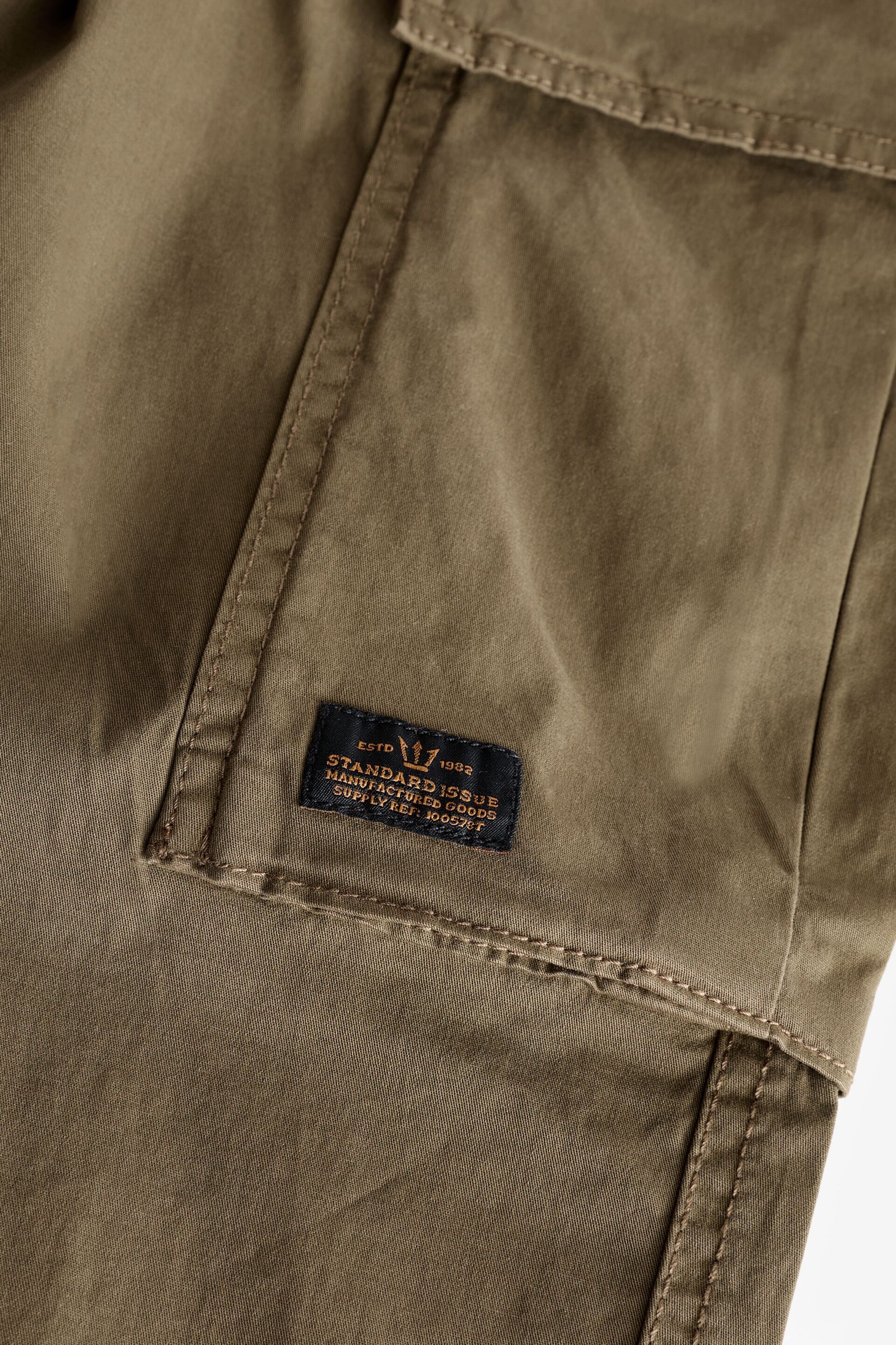 Tan Brown Regular Fit Cargo Trousers - Image 11 of 12