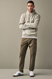 Tan Brown Regular Fit Cargo Trousers - Image 8 of 12