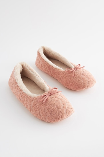 Pink Ballerina Slippers